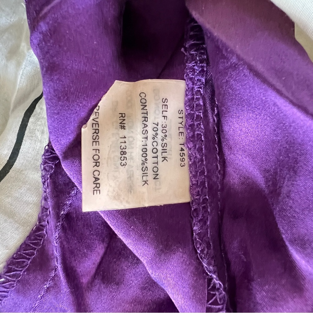 Sugar Lips Silk Tunic Size Small - Picture 4 of 6